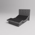 The Dawn House Bed - Adjustable Base Split King Ivory - Floor Model - Image 13