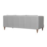 The Ravello – Gray Leather Sofa - Image 7