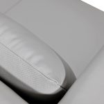 The Ravello – Gray Leather Sofa - Image 4