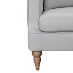 The Ravello – Gray Leather Sofa - Image 5