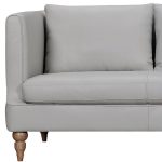 The Ravello – Gray Leather Sofa - Image 2