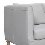 The Ravello – Gray Leather Sofa - Image 6
