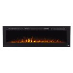 The Sideline 72 Inch Recessed Smart Electric Fireplace 80015 - Prioka