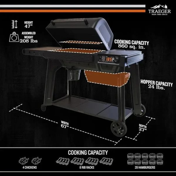 Traeger Woodridge Pro Pellet Grills - Prioka