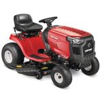 Troy Bilt Bronco 42 in 19 HP Briggs & Stratton Automatic Drive Gas Riding Lawn Tractor with Mow in Reverse - Image 4