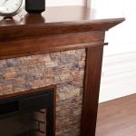 Unbranded Null Ithaca 60 In. W Simulated Stone Electrics Fireplaces - Image 5