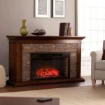Unbranded Null Ithaca 60 In. W Simulated Stone Electrics Fireplaces - Image 4