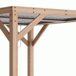 Yardistry Structures 13 x 11 ft Cedar Louvered Roof Pergola - Image 5