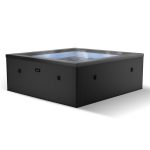 Wave Garda | 4-Person Eco Foam Hot Tub | Integrated Heater | Charcoal Black