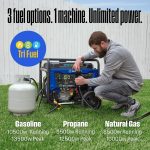 Westinghouse 13,500 Peak Watt Dual Fuel Portable Generators. - Image 4