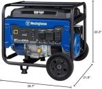 Westinghouse 6600 Peak Watt Home Backup Portable Generator, Transfer Switch Ready 30A Outlet, RV Ready 30A Outlets. - Image 4