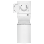 Whirlpool WET4024HW 24 inch White Electric Washer/Dryer Stacked Laundry Center - Image 2