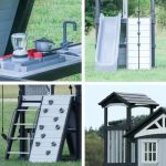 Whispering Point Outdoor Wooden Swing Set with Shipping Assembly Included - Image 3