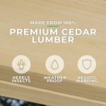 Yardistry 10×12 ft Cedar Meridian Pergola - Image 5