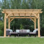 Yardistry 10×12 ft Cedar Meridian Pergola - Image 3