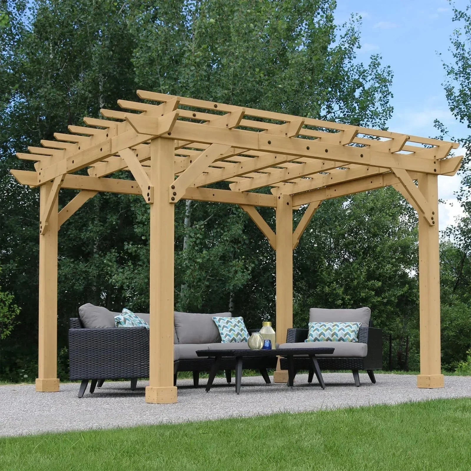 yardistry-1012-ft-cedar-meridian-pergola-8584604-2 Yardistry 10×12 ft Cedar Meridian Pergola - Prioka