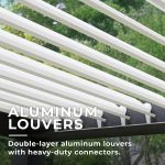 Yardistry Aluminum Louvered Pergola 12×12 ft - Image 6