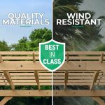 Yardistry Meridian Pergola Natural Cedar 10 ft×22 ft - Image 9