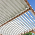 Yardistry Structures 13 x 11 ft Cedar Louvered Roof Pergola - Image 9