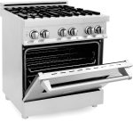 ZLINE 30-Inch Legacy Dual Fuel Range with Gas Cooktop & Electric Convection Oven, Stainless Steel (RA30) - Image 7