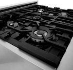 ZLINE 30-Inch Legacy Dual Fuel Range with Gas Cooktop & Electric Convection Oven, Stainless Steel (RA30) - Image 4