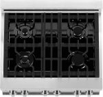 ZLINE 30-Inch Legacy Dual Fuel Range with Gas Cooktop & Electric Convection Oven, Stainless Steel (RA30) - Image 5