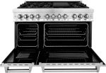 ZLINE 48-Inch Legacy Series Dual Fuel Range with 7 Burner Gas Cooktop and Electric Convection Oven, Stainless Steel (RA48) - Image 2